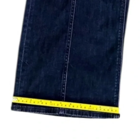 American Eagle Outfitters size 6 blue wash Super high -Rise Baggy wide leg - Picture 7 of 12